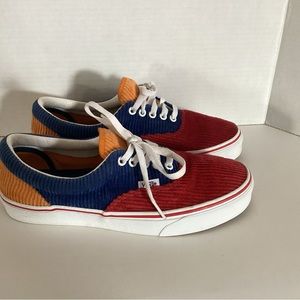 Vans Off The Wall Era Corduroy Women’s Size 9.5 Men’s size 8 Multicolored